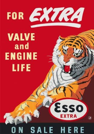 Esso Tiger Extra Petrol Valve and Engine Life