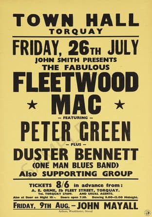 Fleetwood Mac Torquay Town 1968