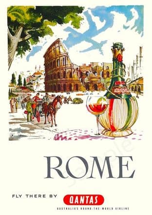 Fly Qantas to Rome