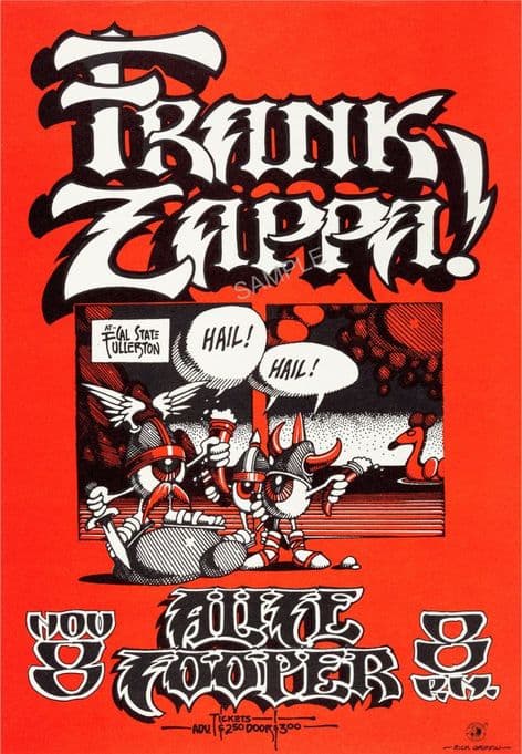Frank Zappa & Alice Cooper @ Cal state