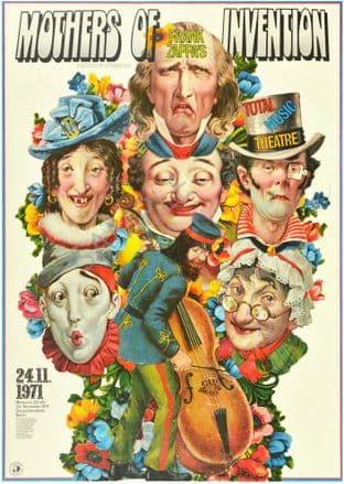 Frank Zappa Mother of Invention Berlin 1971