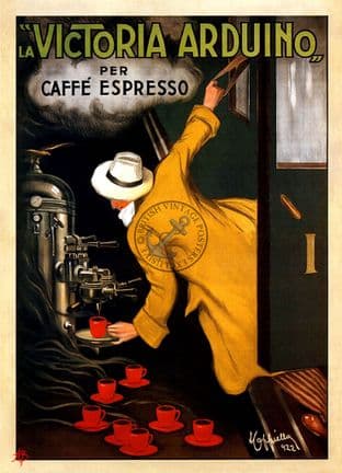 French Coffee Poster