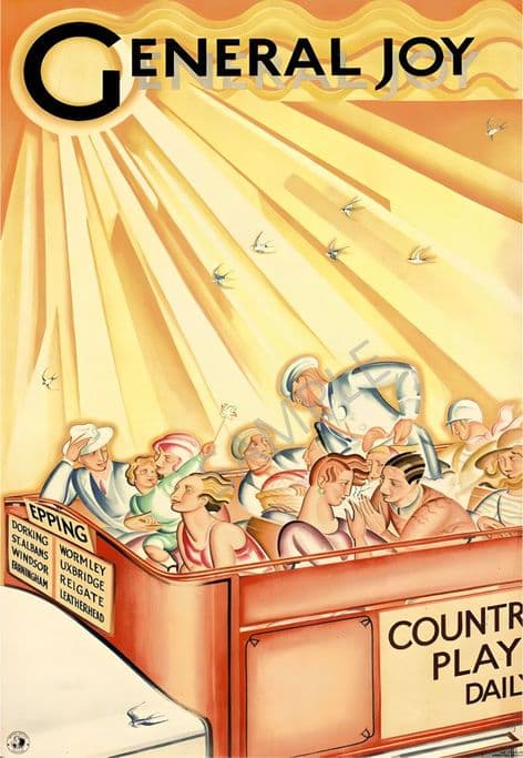 General Joy Epping Bus Coach Advert