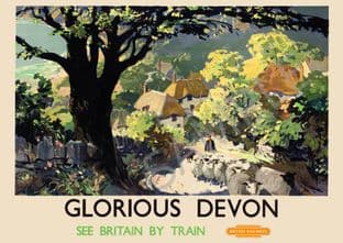 Glorious Devon Railway Poster