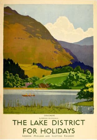 Grasmere Lake District Norman Wilkinson LMS