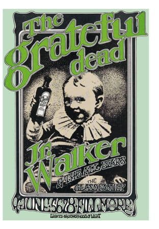 Grateful Dead Concert Tour Poster Cool Ade Advert