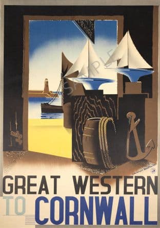 Great Western to Cornwall McKnight Kauffer