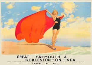 Great Yarmouth & Gorleston Art Deco Girl