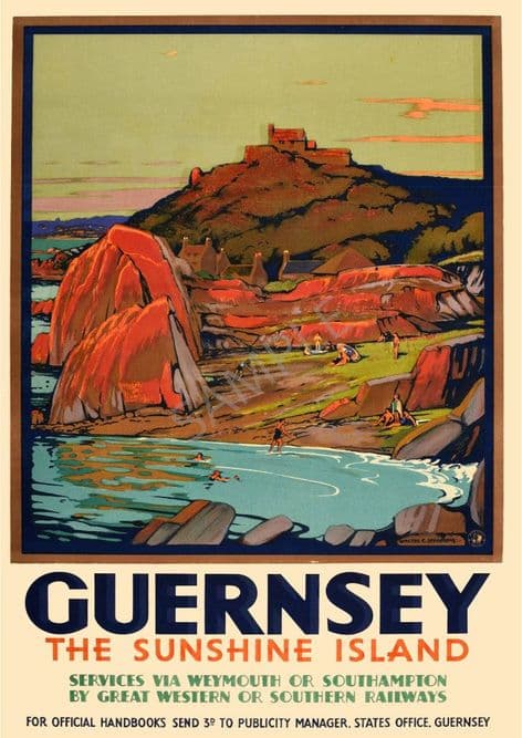 Guernsey The Sunshine island Southern Railway GWR