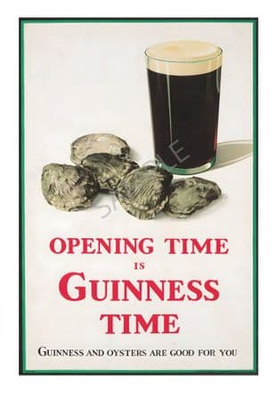 Guinness and Oysters are good for you