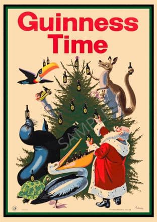 Guinness Beer Advert Christmas 1958
