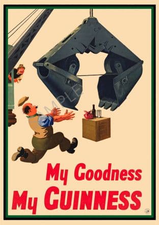 Guinness Beer Advert Crane