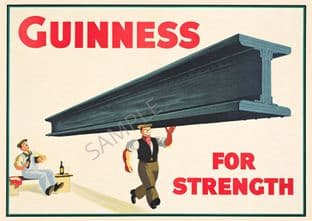 Guinness Beer Advert Girder Landscape