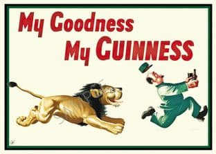 Guinness Beer Advert Lion Landscape