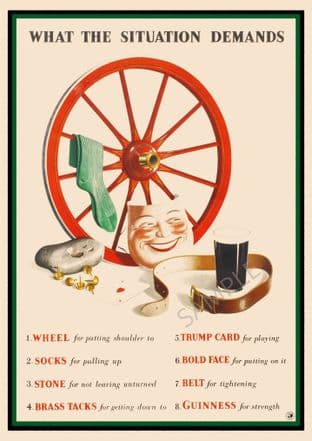 Guinness Beer What the situation demands