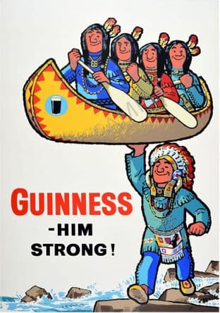 Guinness Indian -Him strong !
