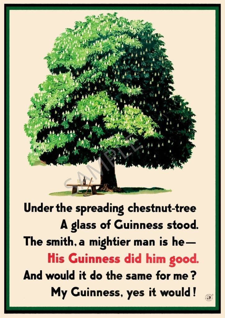 Guinness Under a Spreading Chestnut Tree