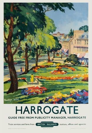 Harrogate Flower Beds British Railway