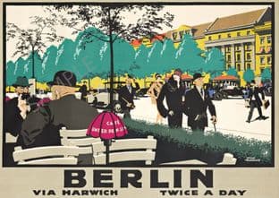 Harwich Berlin LNER Frank Newbould