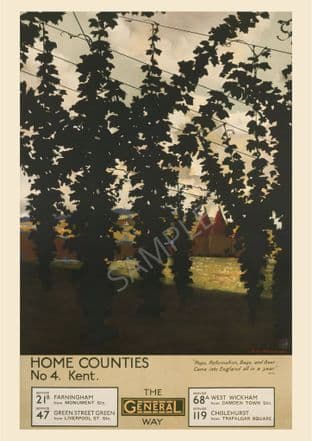 Home Counties No4 Kent Bus the General Way Hops