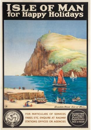 IOM Bradda Head Isle of Man' for Happy Holidays'