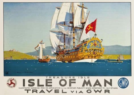 Isle of Man,  Treasue Isle Norman wilkinson IOM