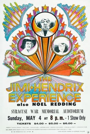 Jimi Hendrix Syracuse War Memorial 1969