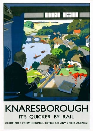 Knaresborough LNER Train Window