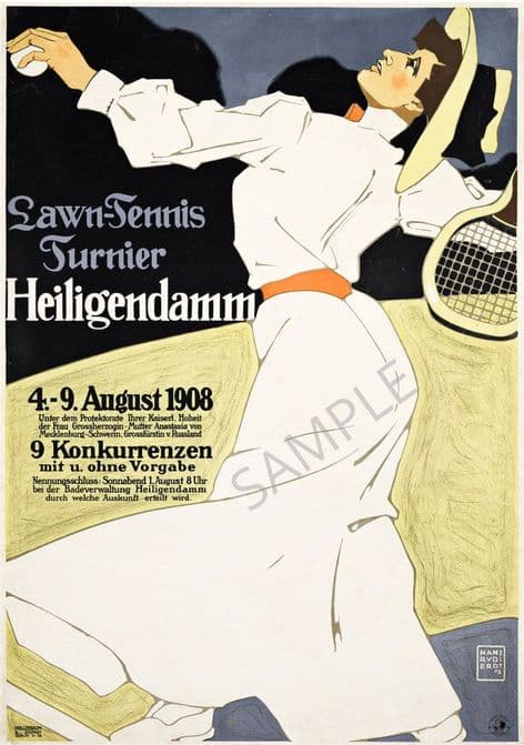 Lawn Tennis Heilgendamm 1908