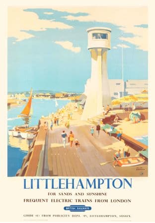 LittleHampton Sand And Sunshine Frank Sherwin British Rail