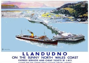 Llandudno Pier & Ship North Wales