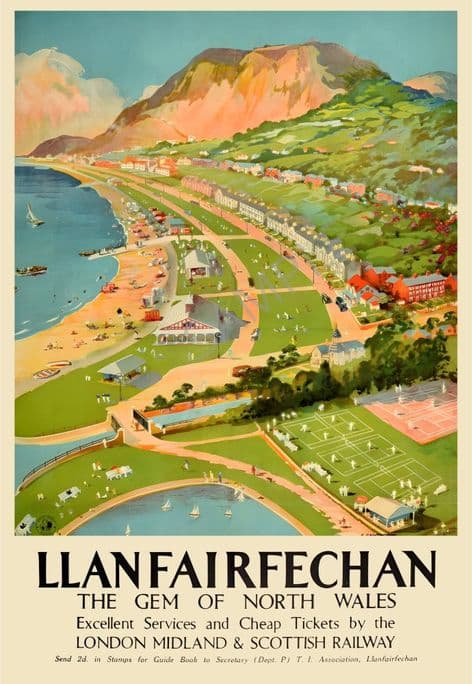 Llanfairfechan the Gem of North Wales LMS