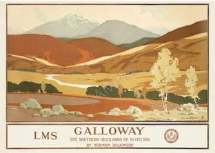 LMS Galloway Southern Highlands Scotland Norman WILKINSON
