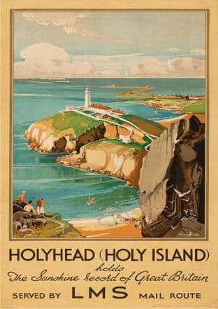 LMS Holyhead Holy Island sunshine record