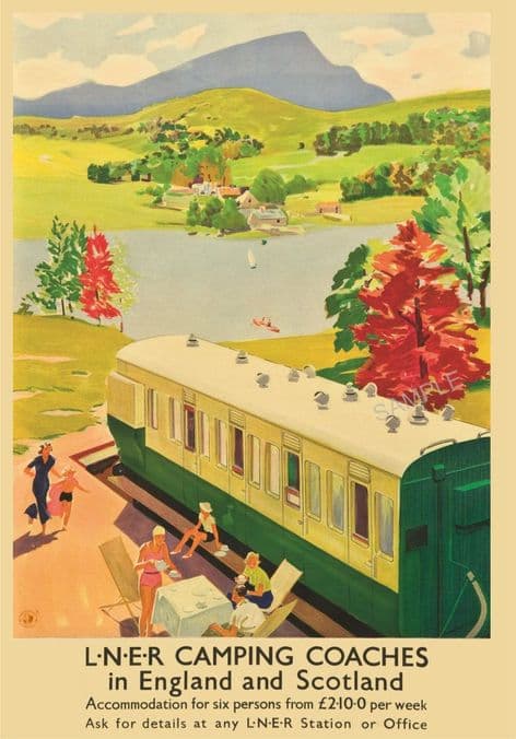 LNER Camping Coaches Holiday Advert