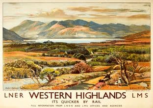 LNER LMS Western Highlands 'from Glen to Ben' Birch ra