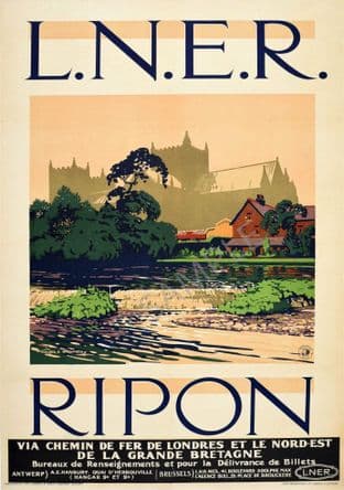 LNER Ripon French Advert