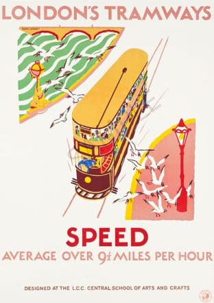 London's Tramways SPEED 9 1/2 Miles per Hour