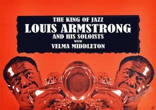 Louis Armstrong Advertising Poster