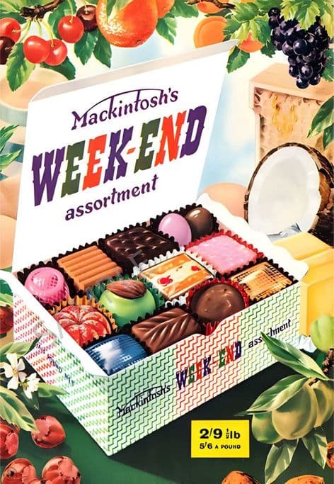 Mackintosh Week End Assortment Chocolates Advert