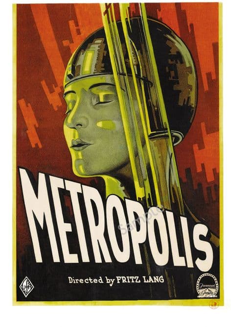 Metropolis Vintage Movie Poster