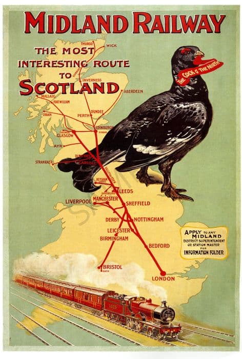 Midland Railway the most interesting route to Scotland