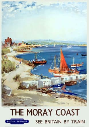 Moray Coast Findhorn Bay Scotland Frank Mason British Railways