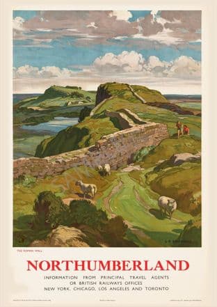 Northhumberland Hadrians Wall British Rail