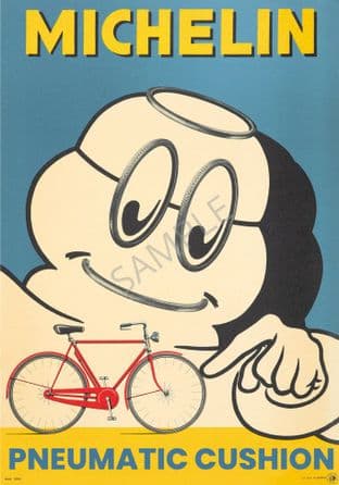 Retro Michelin Pneumatic Cushion Tyres Advert