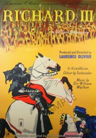 Richard III Film Advertising Poster