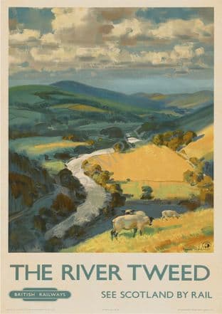 River Tweed See Scotland by Rail British Rail
