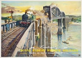 Royal Albert Bridge Saltash Centenary Terence Cuneo