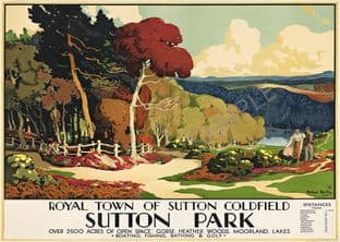 Royal Town of Sutton Coldfield Sutton Park 1930's