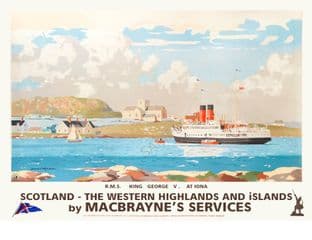 Scotland Iona Western High Lands Macbraynes Norman Wilkinson